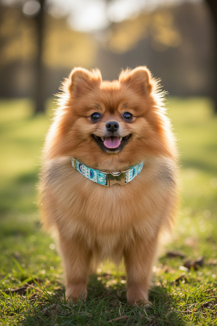 Collar Floral Ajustable para Perro