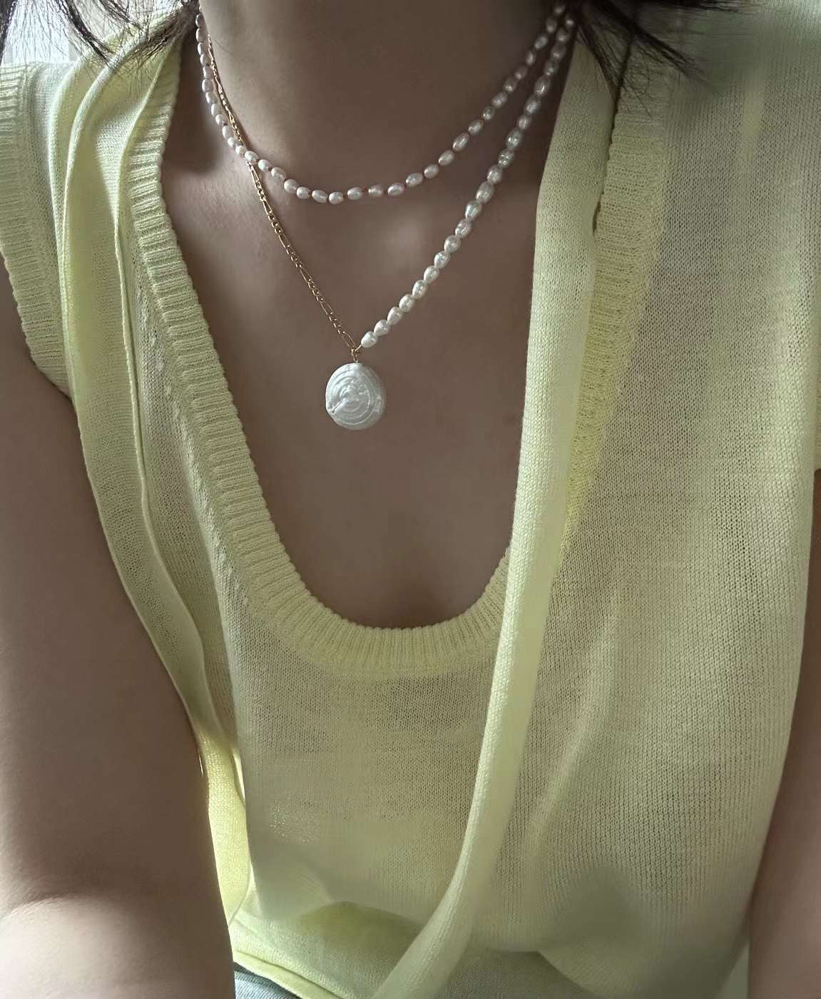 Pearl Roman Style Necklace