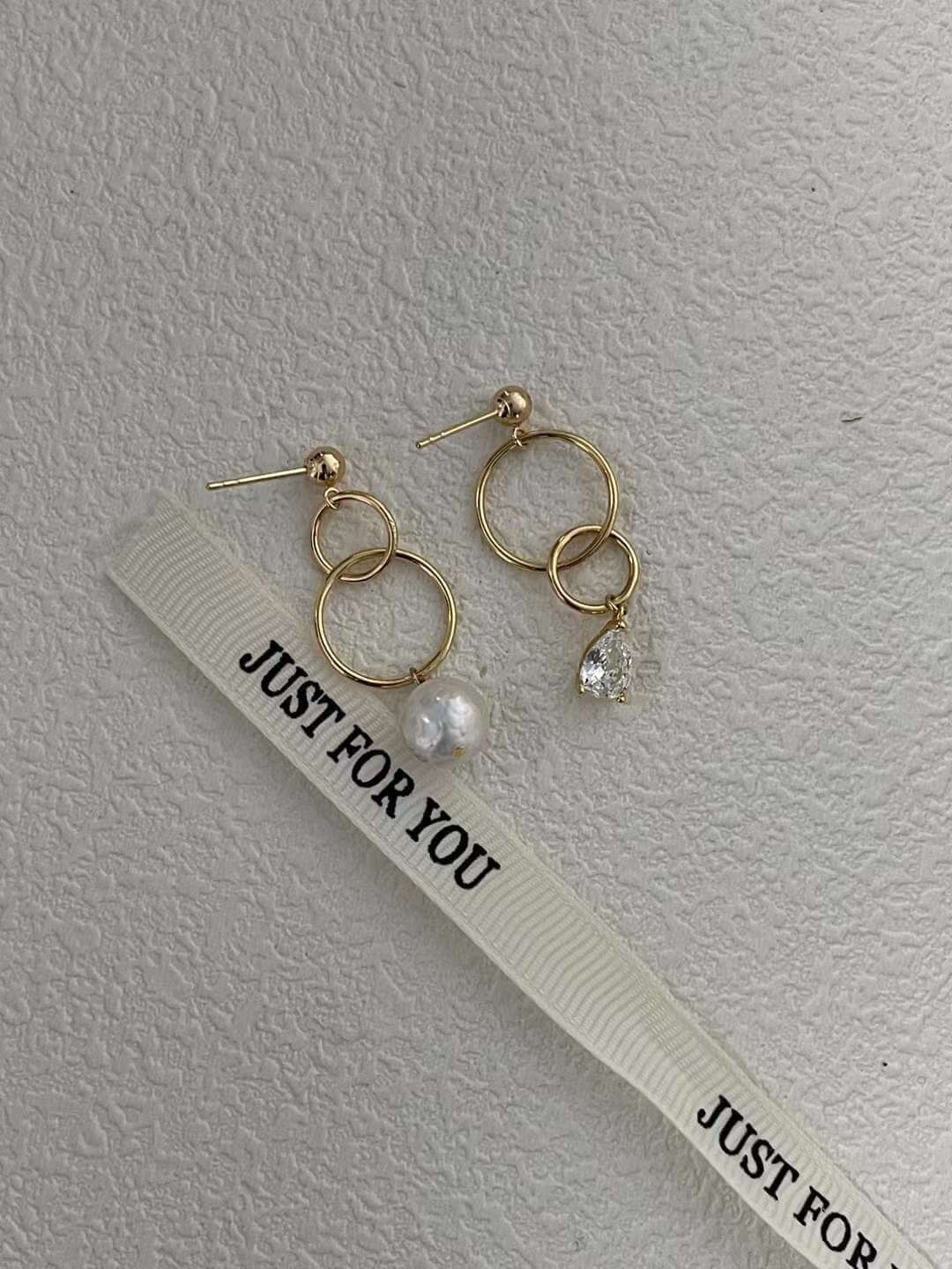 Galaxy AB pearl Earrings