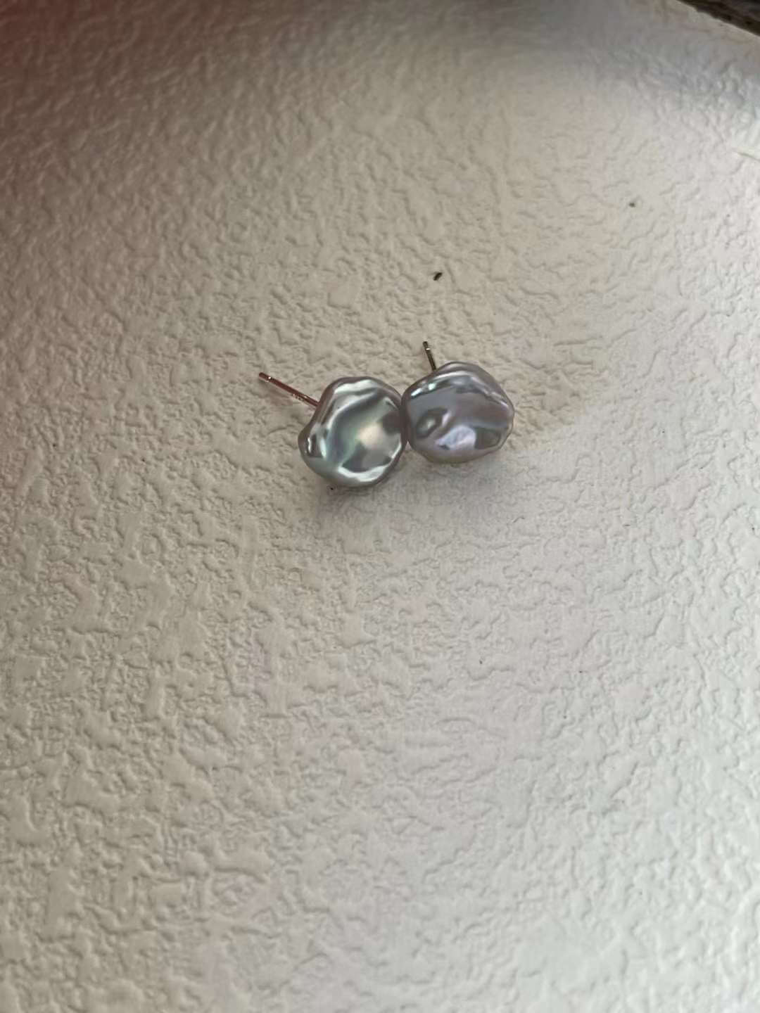 Broken silver Earrings