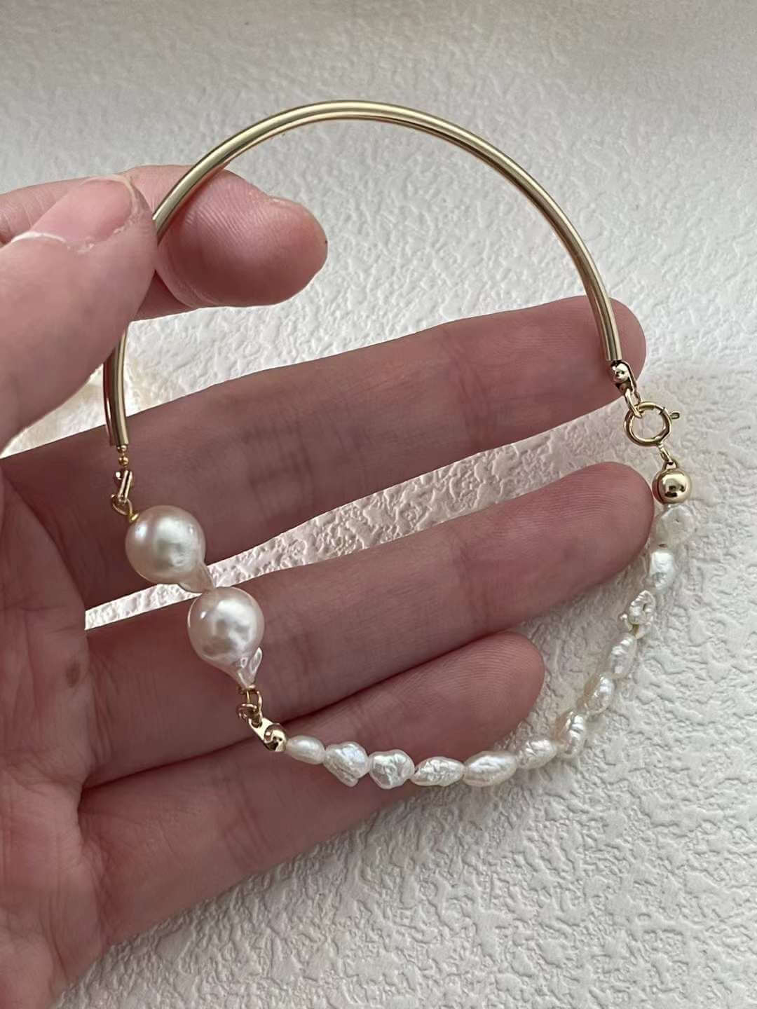 Akoya with pearl bracelet