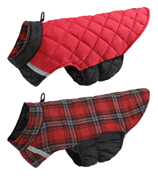 Chaleco Acolchado Reversible para Perro